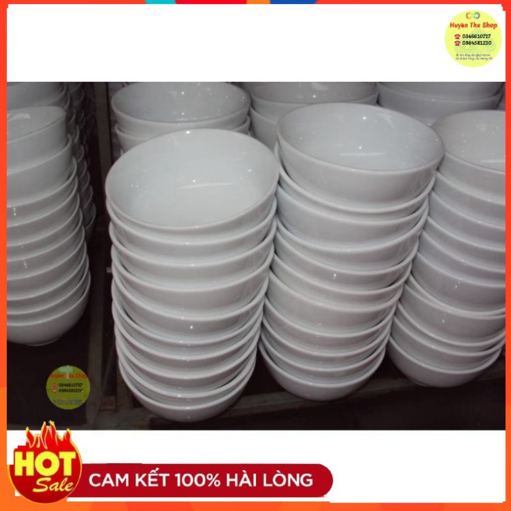 Combo 10 bát sứ ăn cơm hàng dày dặn