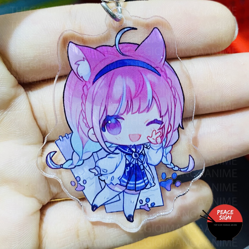 ( Mica trong acrylic ) Móc khóa in hình HOLOLIVE ver LẤP LÁNH vtuber anime chibi xinh xắn dễ thương