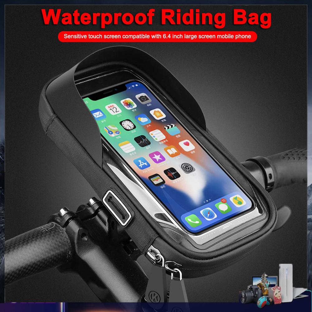 Giá Đỡ Điện Thoại Gắn Xe Máy/Xe Đạp Có Thể Chạm Màn Hình Cảm Ứng