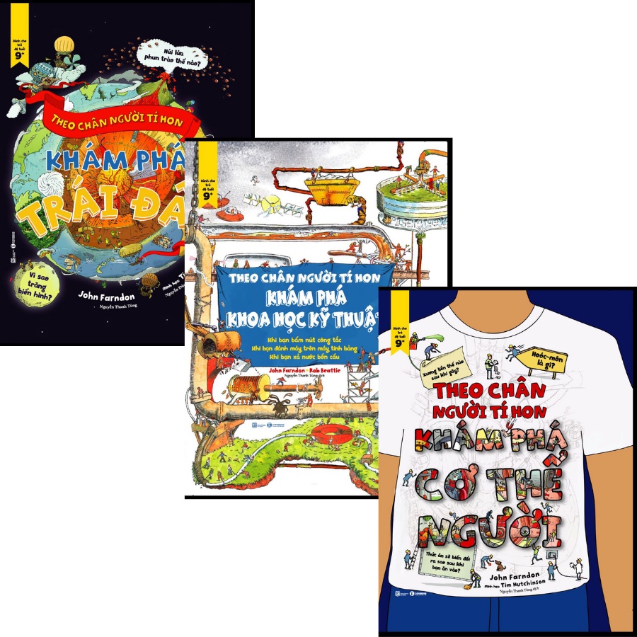 Sách - Combo Theo Chân Người Tí Hon (Bộ 3 Cuốn)