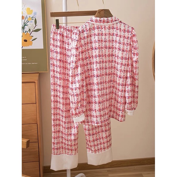 [FreeShip – Clip thật] Bộ ngủ pijama lụa tô châu tay dài cao cấp | BigBuy360 - bigbuy360.vn