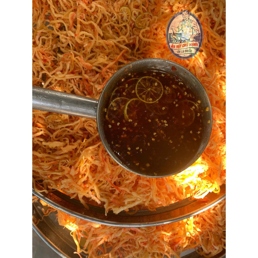 Mực Sợi Sốt Chanh Tomyum