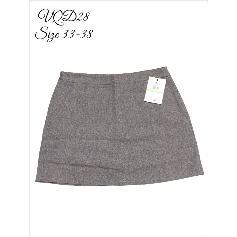 ⭐️65-95kg Váy quần xám nhạt 2 túi xéo bigsize | BigBuy360 - bigbuy360.vn