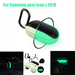 Vỏ bọc silicone dạ quang bảo vệ hộp sạc tai nghe Samsung Gear Icon X 2018