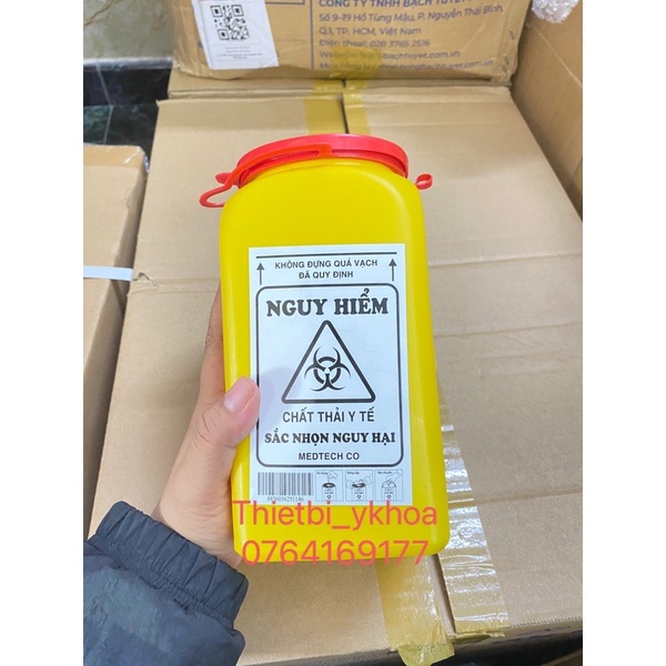 Bình Hủy Kim Tiêm Y Tế 1.5 Lít