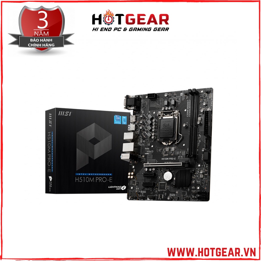 Mainboard MSI H510M Pro-E Mới chính hãng bảo hành 36T