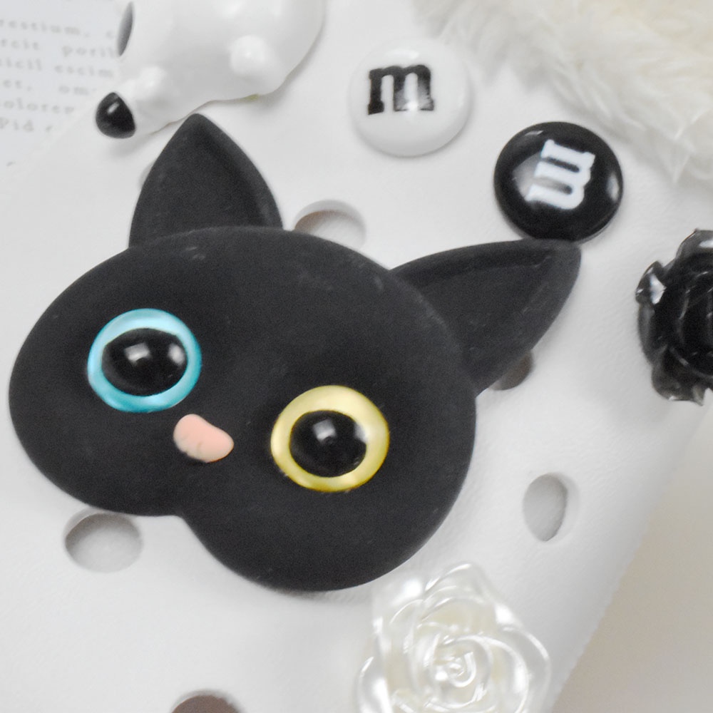 Ghim Cài Giày Hình Chú Mèo 3d Dễ Thương Cho Nữ