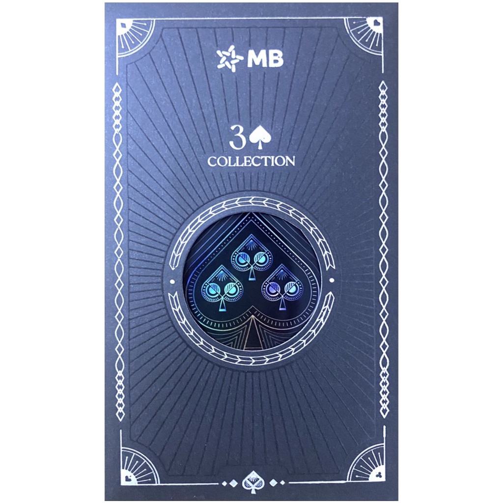 Thẻ 3 Bích, thẻ hi collection, MB bank, Thẻ 2 in 1