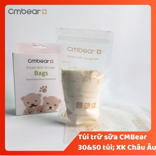 Túi trữ sữa Cmbear 220ml, hàng xuất khẩu châu âu