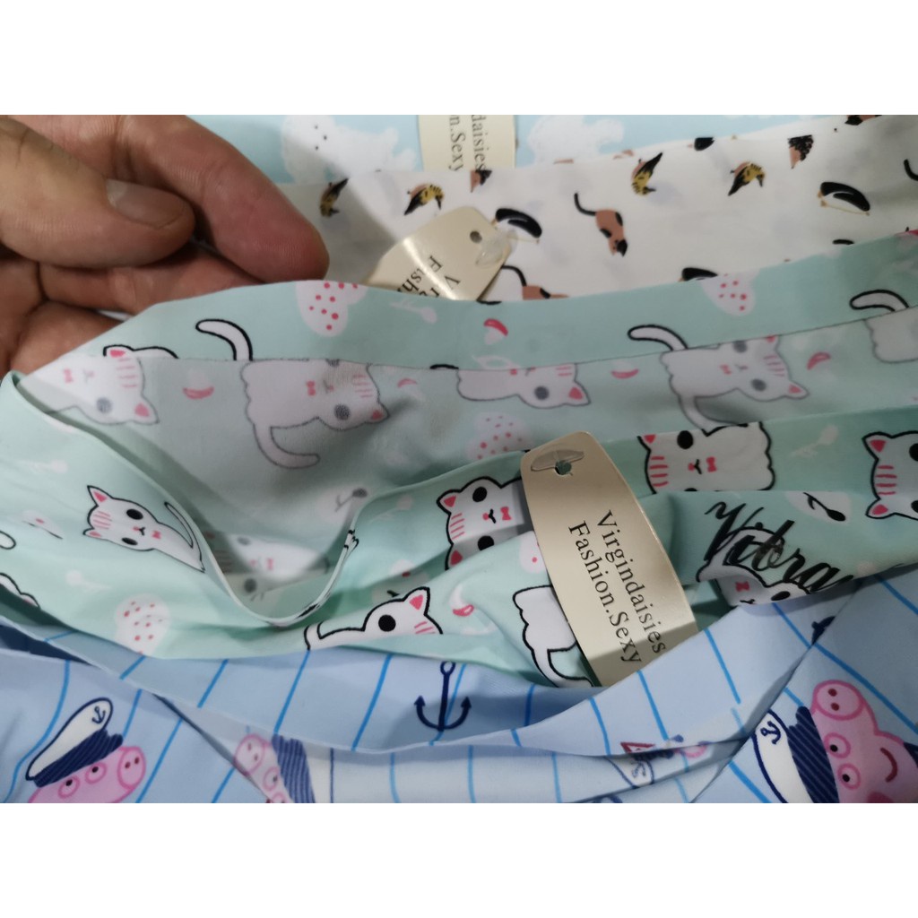 QUẦN LÓT LỌT KHE SU ĐÚC KHÔNG LỘ VIỀN HỌA TIẾT CUTE XINH XẮN