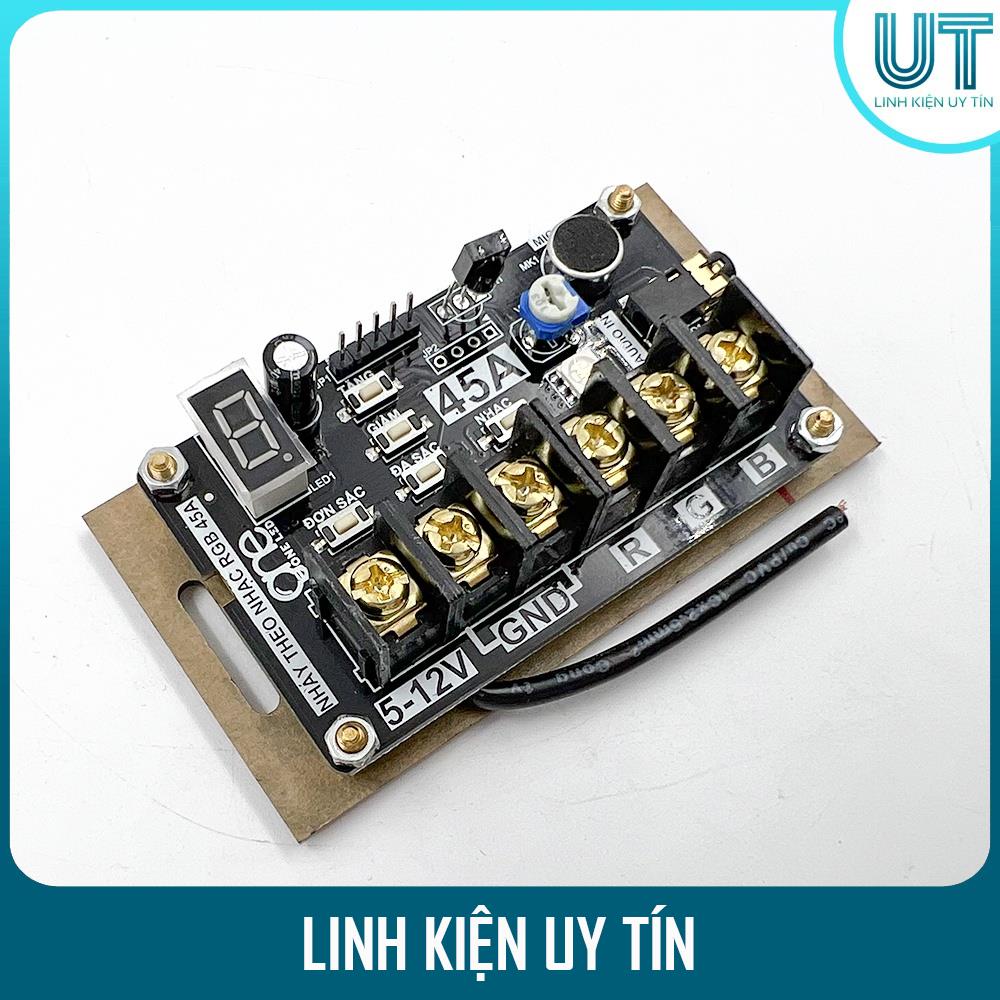 Mạch nháy theo nhạc LED RGB 7 màu - Công suất 45A, 90A, 240A - Chính Hãng