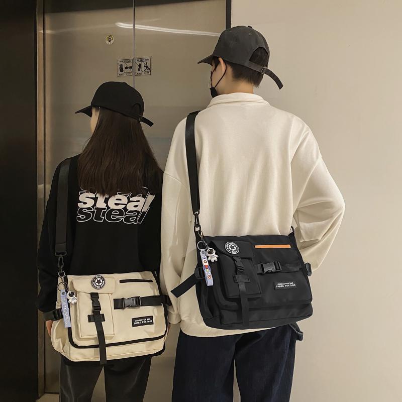 Túi đeo vai nam và nữ  da mát mẻ  dung tích lớn nhiều ngăn để đồ thích hợp đi du lịch và đi học  s1597 220