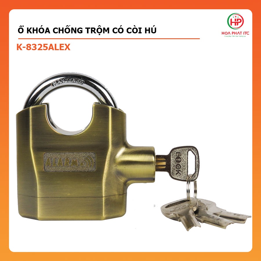 Ổ khóa chống trộm có còi hú K-8325A