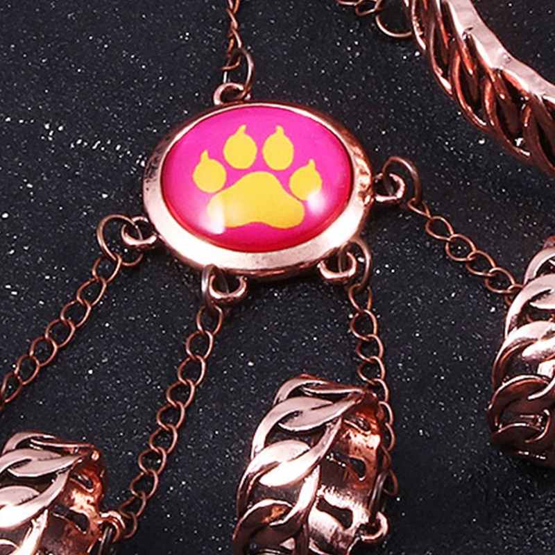 Bộ Vòng Tay / Nhẫn Hở Hình Móng Vuốt Thú Cưng / Mèo / Bọ Rùa Hoạt Hình Cho Bé Gái