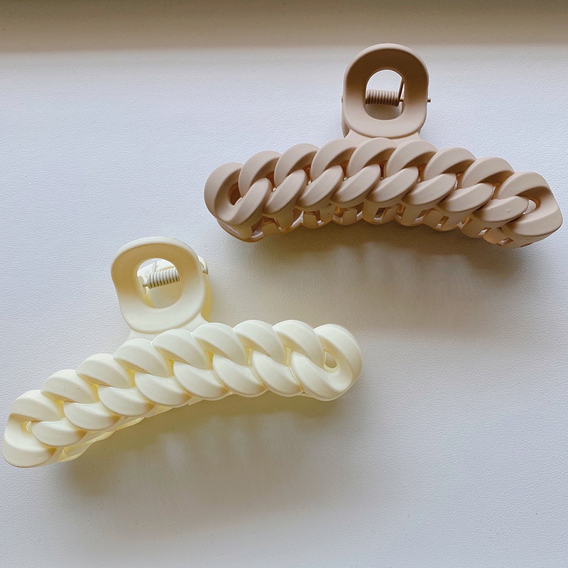Kẹp Tóc Dây Xích Hình Cá Mập Bằng Resin Thời Trang Hàn Quốc Cho Nữ
