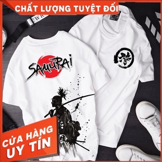 Áo thun tay lỡ nam nữ unisex form rộng In Nhiệt Samurai phong cách Ulzzang - ATIN24 - Hàng loại đẹp