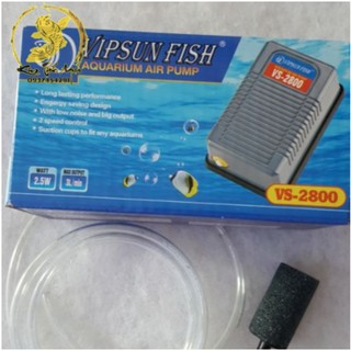 Máy sủi khí oxy 1 vòi 248a + dây sủi 1m + quả sủi