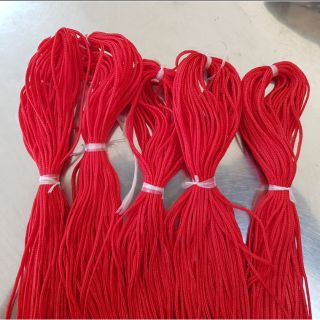 Dây dù mềm màu đỏ bó 10 mét