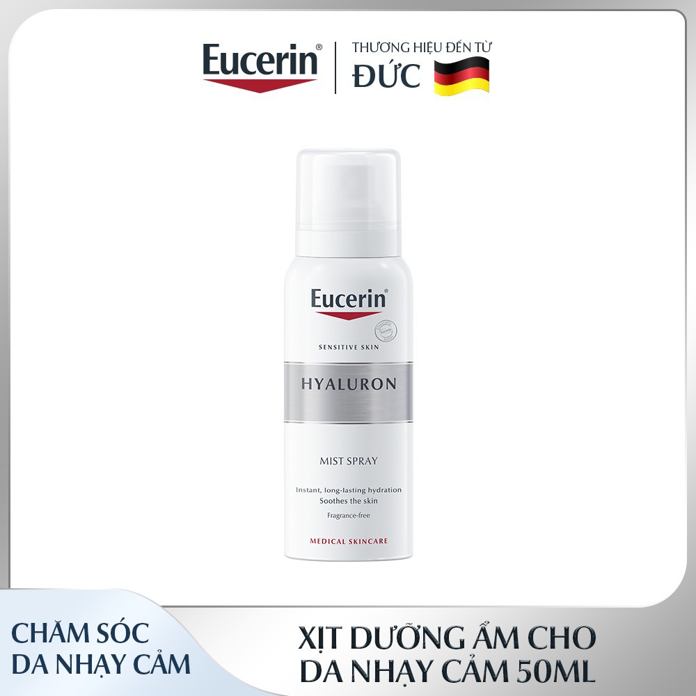 [CHÍNH HÃNG] Eucerin Xịt Dưỡng Ẩm Cho Da Nhạy Cảm Hyaluron Mist Spray