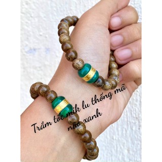 Vòng tay trầm lu thống mã não 8 li
