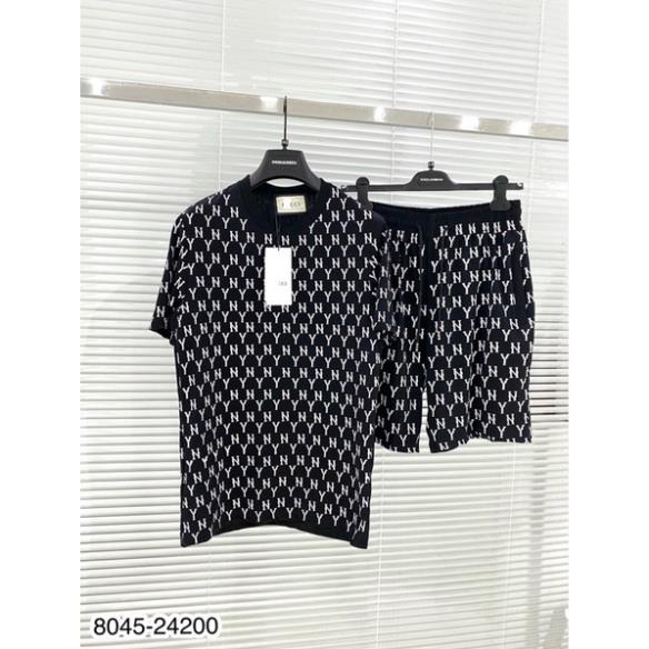 [Sẵn Hàng] Bộ Nam GC Chất Cotton In Chữ - Bộ Quần Áo Nam Mùa Hè