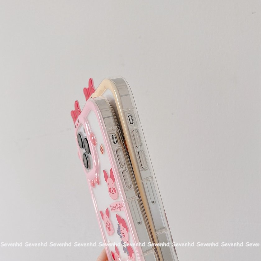 Ốp Điện Thoại Dẻo Trong Suốt Họa Tiết Hoạt Hình Winnie The Pooh Cho iPhone 14 13 12 11 Pro Max Xs Max Xr X 7 8 6 6s Plus