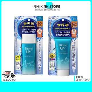 [MẪU MỚI-CHÍNH HÃNG] Kem chống nắng Biore UV Aqua Rich Watery Essence SPF 50+