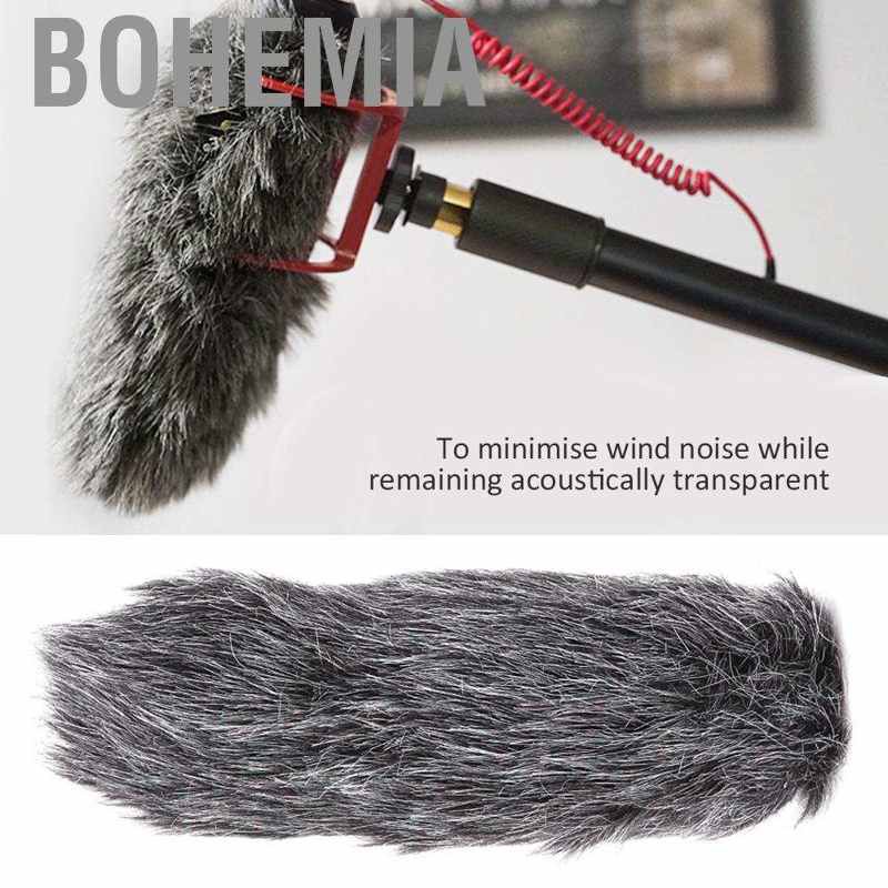 Bộ lọc ghi âm ngoài trời Bohemia bằng lông chống gió cho RODE VideoMic Go