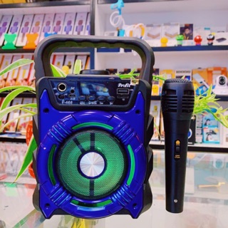 Loa bluetooth karaoke p668/669 kèm mic có dây