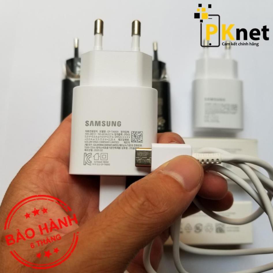 Bộ Sạc Nhanh Samsung 25W Chính Hãng 100% Cho Note 10, Tiết Kiệm Thời Gian Sạc, Bảo Vệ Máy BH 12 tháng TRumphukien