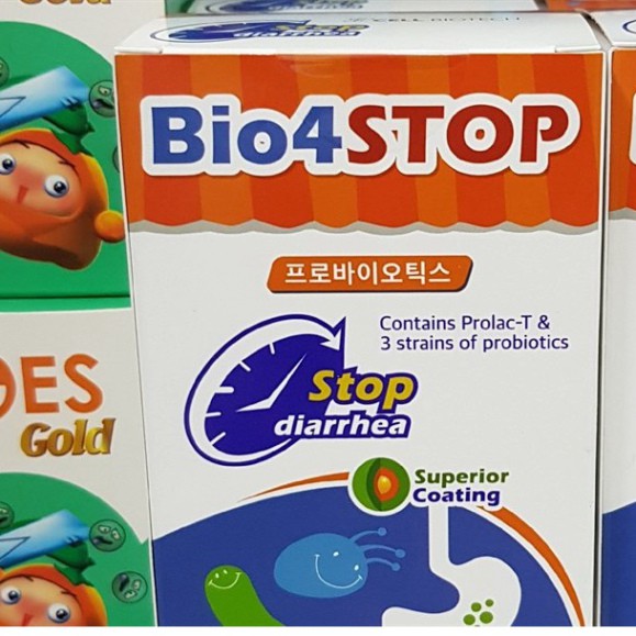 (Hàn quốc) Bio4Stop - Hỗ trợ cân bằng hệ vi sinh đường ruột, ngăn ngừa rối loạn tiêu hóa (Hộp 30 gói)