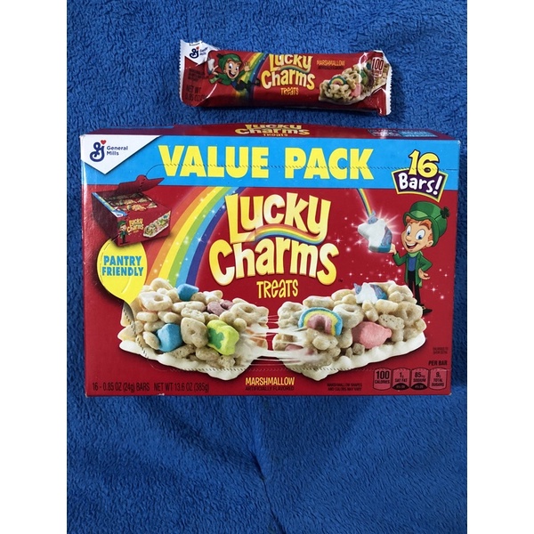 Bánh ngũ cốc Luckycharm siêu ngon -lẻ 1 thanh- Mỹ thumbnail