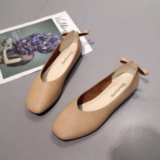 Giày búp bê nơ sau