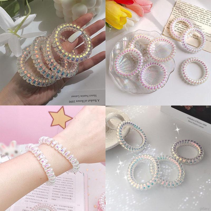 Dây buộc tóc trong suốt thời trang hàn quốc xinh xắn dành cho nữ