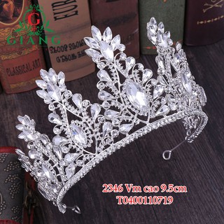 Vương miện cô dâu cao combo 6