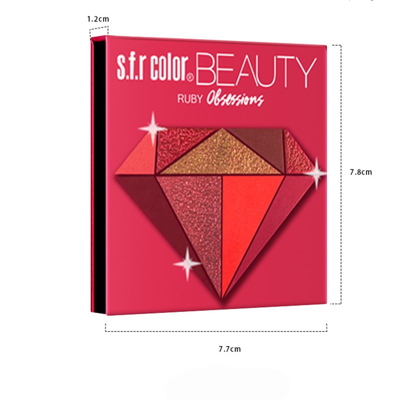 Bảng phấn mắt S.F.R Color 9 màu phân cực tông xanh lá | BigBuy360 - bigbuy360.vn