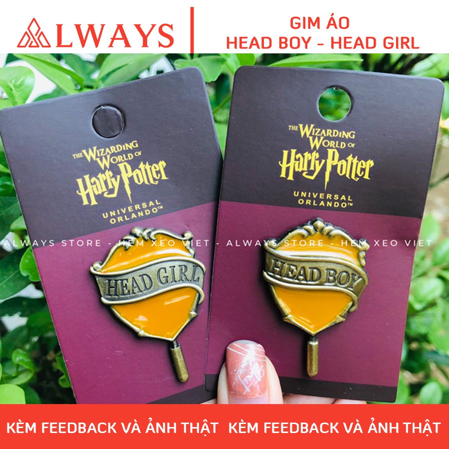 Gim áo Headboy - Headgirl - Phụ kiện thời trang Harry Potter - Pin Harry Potter