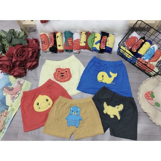 Quần Chục Bé Trai Bé Gái Cotton Mông Thú