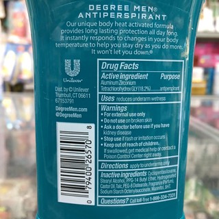 Sáp Lăn Khử Mùi Degree Men 76g