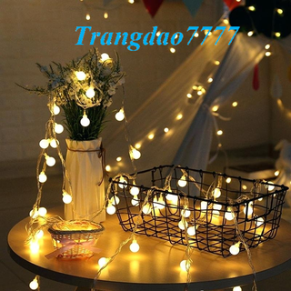 Đèn Led Xài Pin Tiện Lợi Trang Trí Decor Cắm Trại Chụp Hình Bóng Đèn Cherry Ball  Decor Trang Trí Tiệc