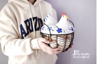 (Có sẵn )Rổ gà đựng trứng gà decor