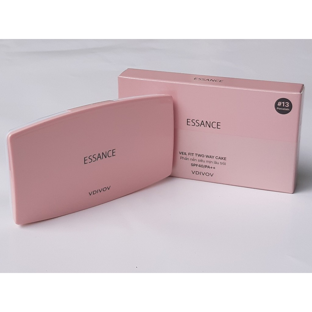 [Che phủ hoàn hảo] Phấn nền dưỡng trắng siêu mịn lâu trôi Essance White Fit Two Way Cake