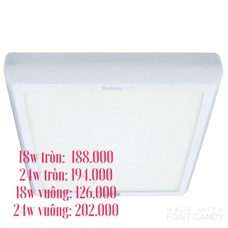 ĐÈN LED ỐP TRẦN DUHAL