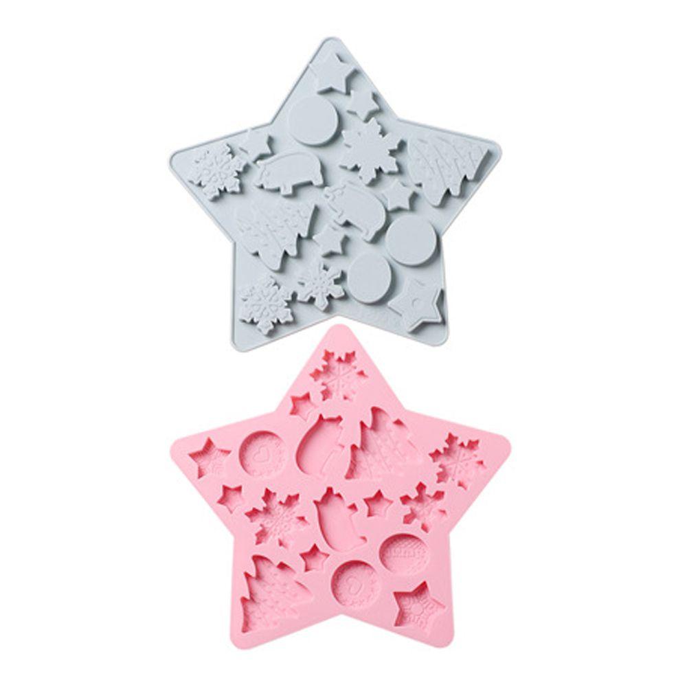 Khuôn Silicone Cấp Thực Phẩm Hình Người Tuyết Làm Bánh DIY