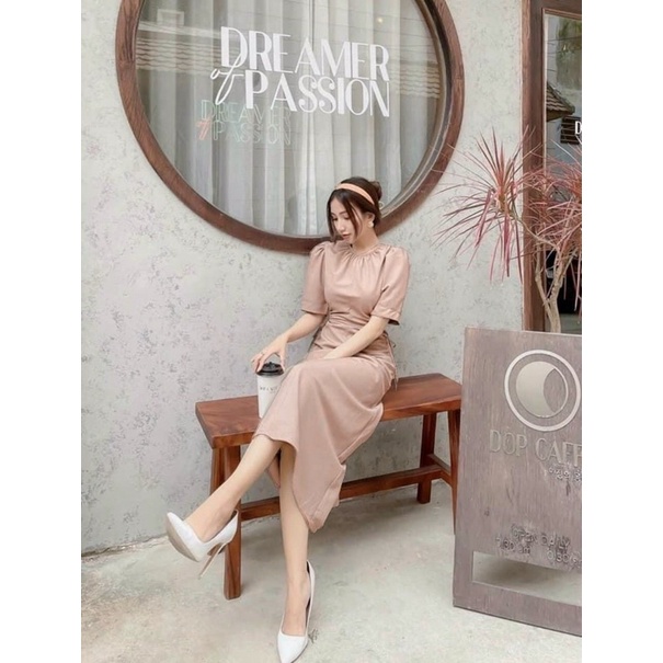 ĐẦM DỰ TIỆC SUÔNG KHOÉT EO MILAN DRESS