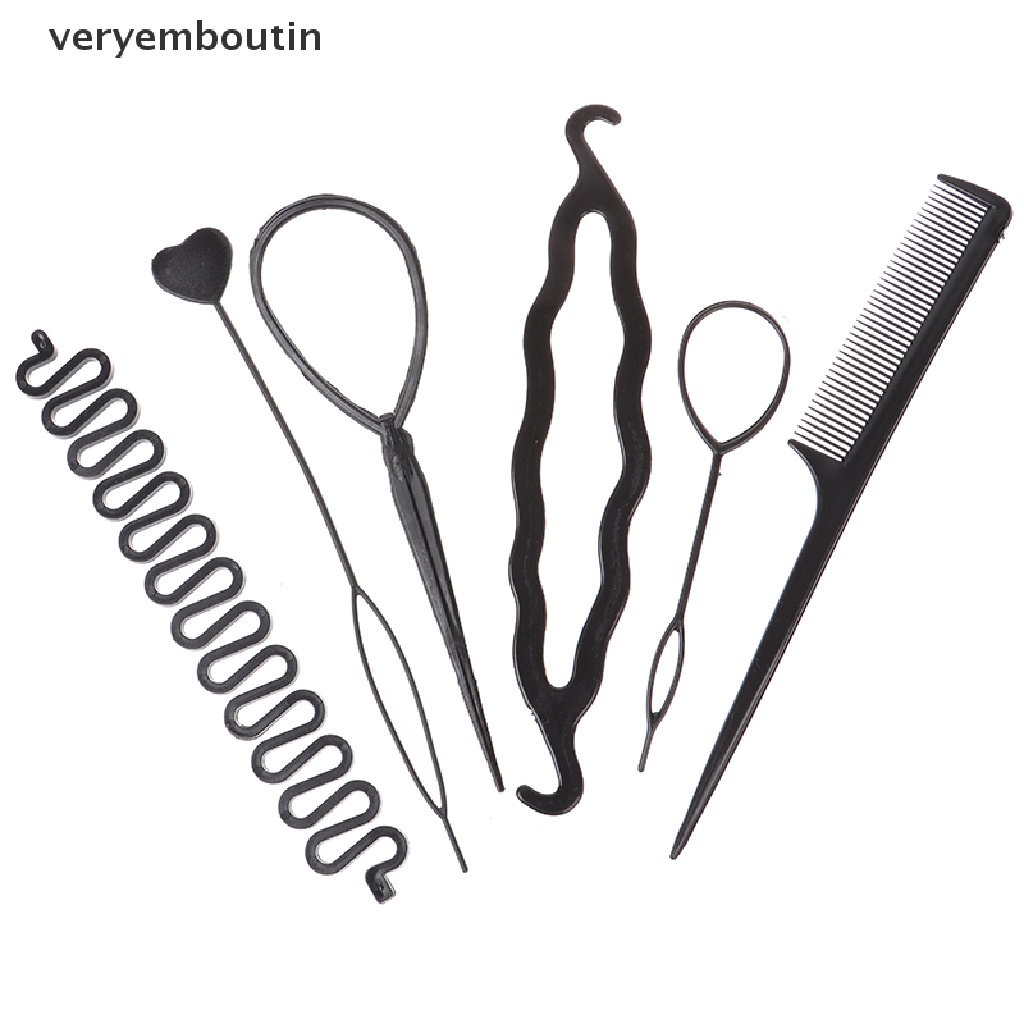 【in】 6Pcs/Set Children Curler Hair Braid Maintenance Spiral Twist Hair Styling Tools .