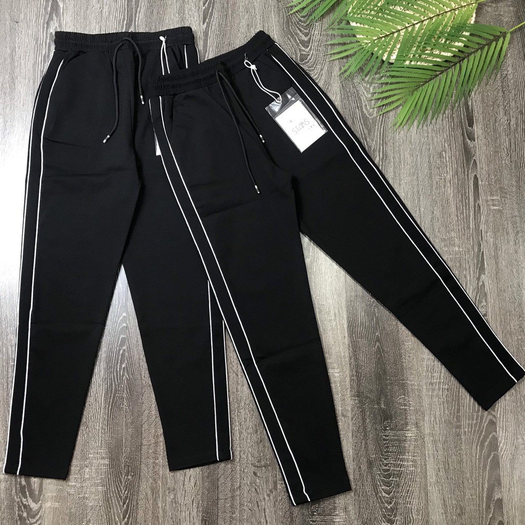 Quần Jogger 2 Sọc Nhí💖𝑭𝑹𝑬𝑬𝑺𝑯𝑰𝑷💖Quần Thể Dục Umi Hàn  Nữ-Đồ Tập Thể Dục Nữ 2 Sọc Nhí | BigBuy360 - bigbuy360.vn