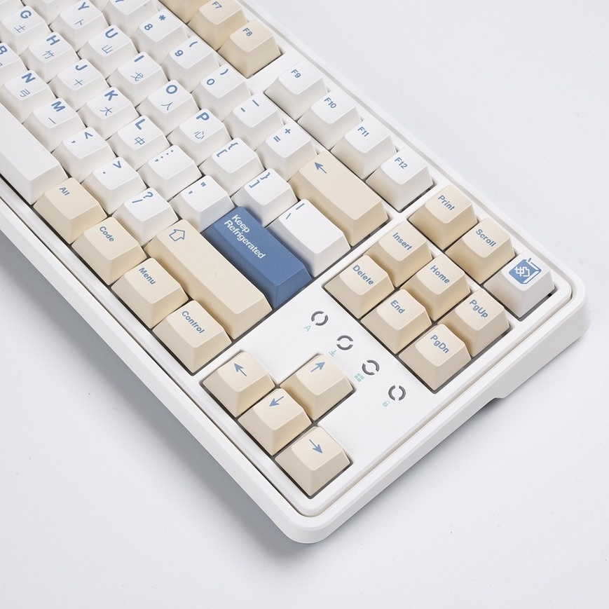 141 Phím GMK Soyamilk Keycap Cherry Profile Trung Quốc PBT DYE-SUB Bàn phím cơ học Keycap