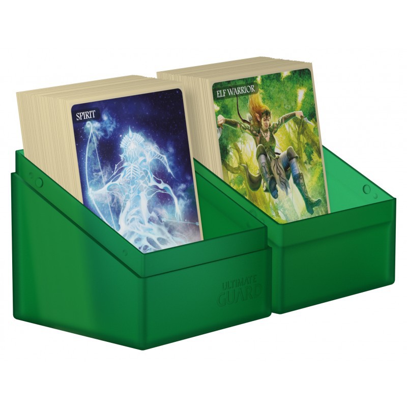 Hộp đựng bài đá quý BOULDER™ DECK CASE 100+ Emerald - Ngọc bích Ultimate Guard - Dành cho Pokemon TCG và Yugioh