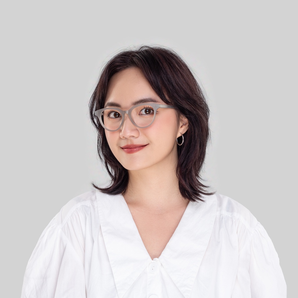 Gọng kính cận nữ WeeHours BAE , dáng mắt mèo thời trang,  nhựa Acetate cao cấp | BigBuy360 - bigbuy360.vn